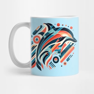 Abstract Animal Dolphin 1 Mug